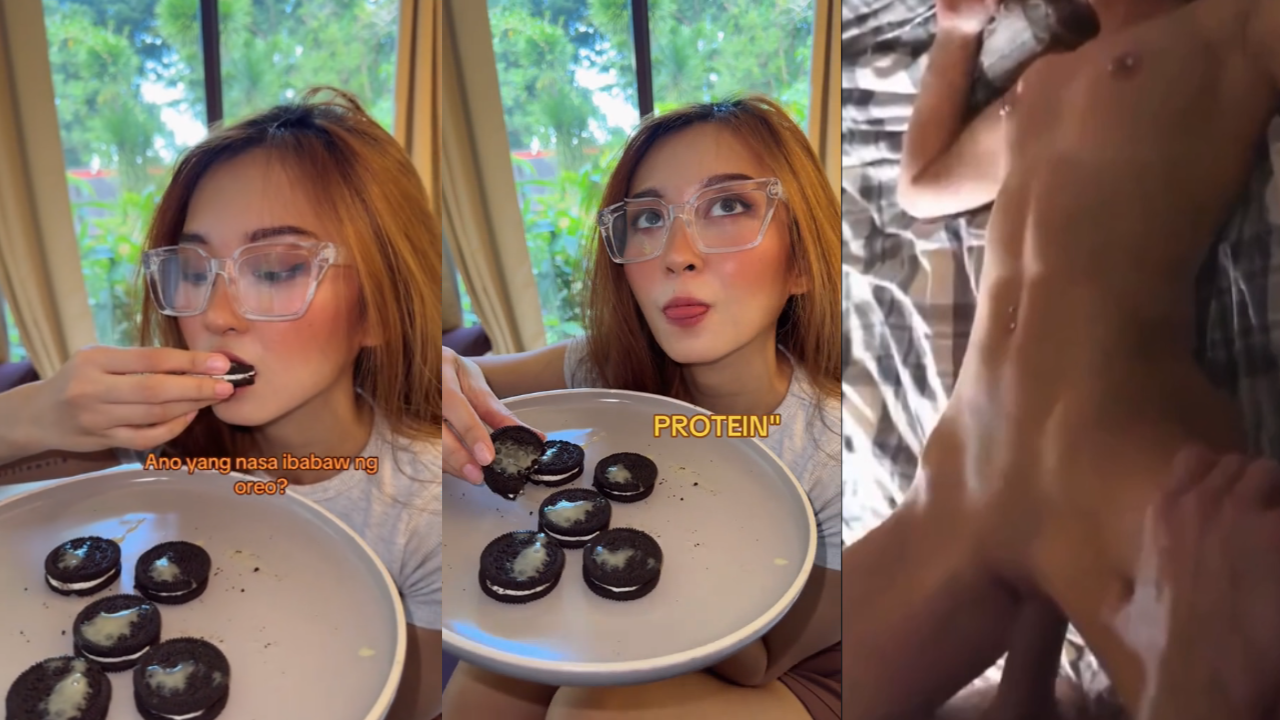 Pinakain Muna ng Cookie Bago Ang Angkinin Ang Puki
